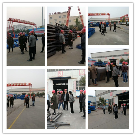 歡迎河南南陽(yáng)的客戶考察團(tuán)到偉志模板參觀