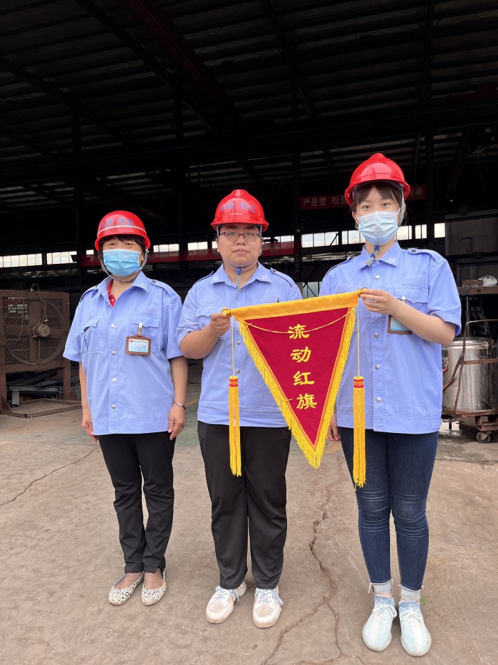 偉志鋼模板企業(yè)文化構(gòu)建，頒發(fā)流動紅旗